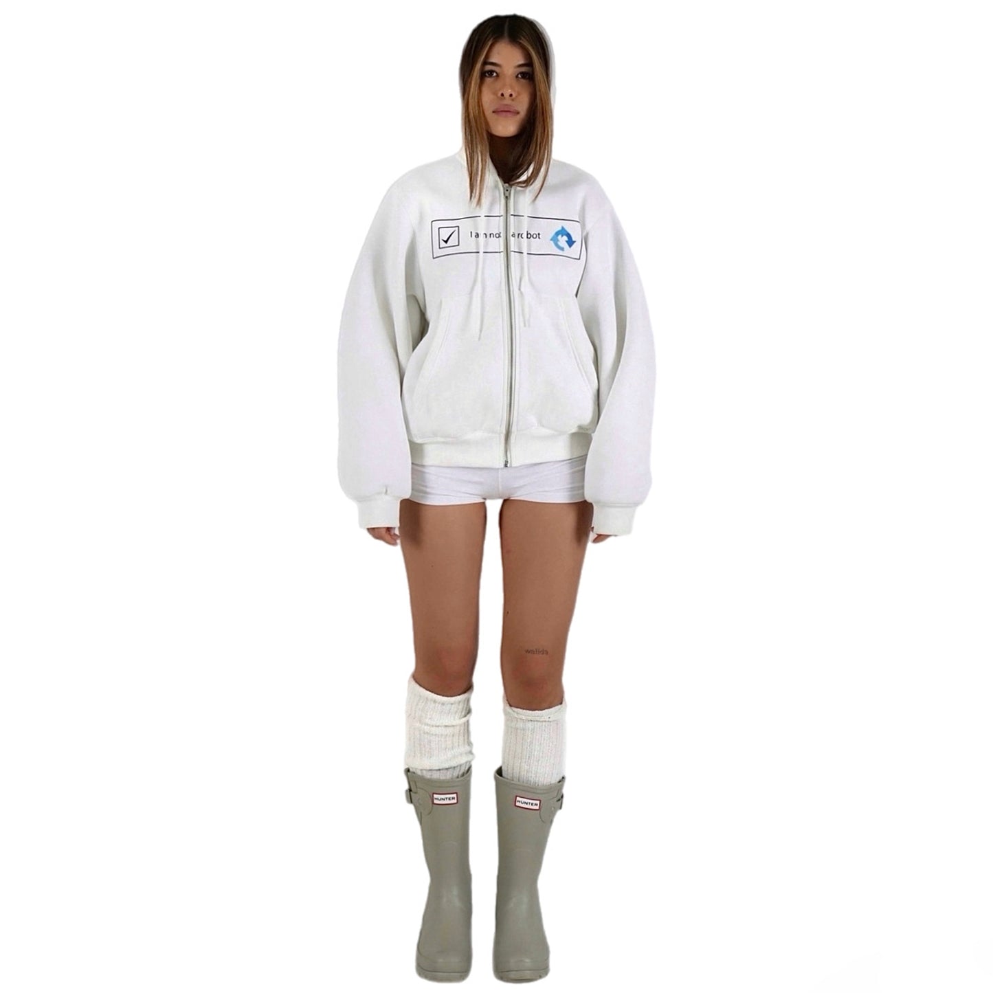 I'M NOT A ROBOT HOODIE