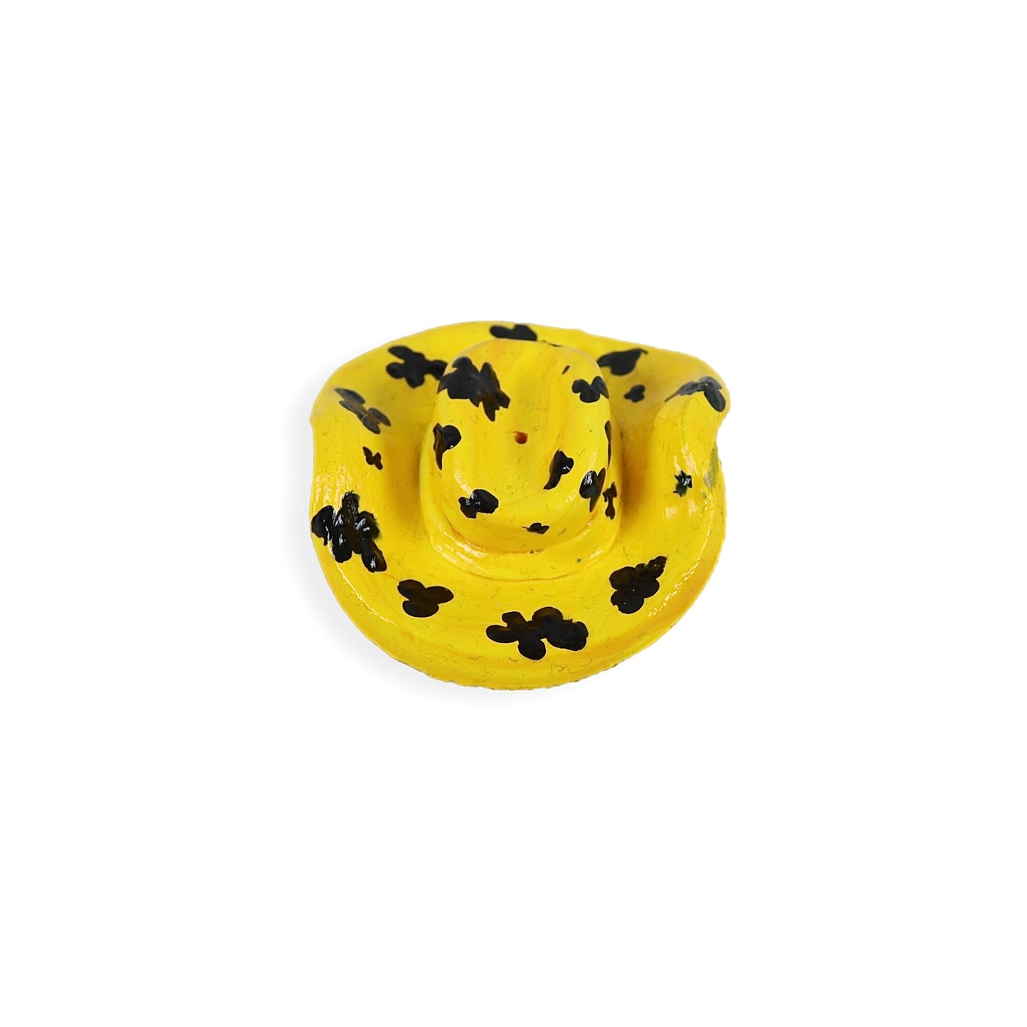 COWBOY YELLOW HAT INCENSE HOLDER