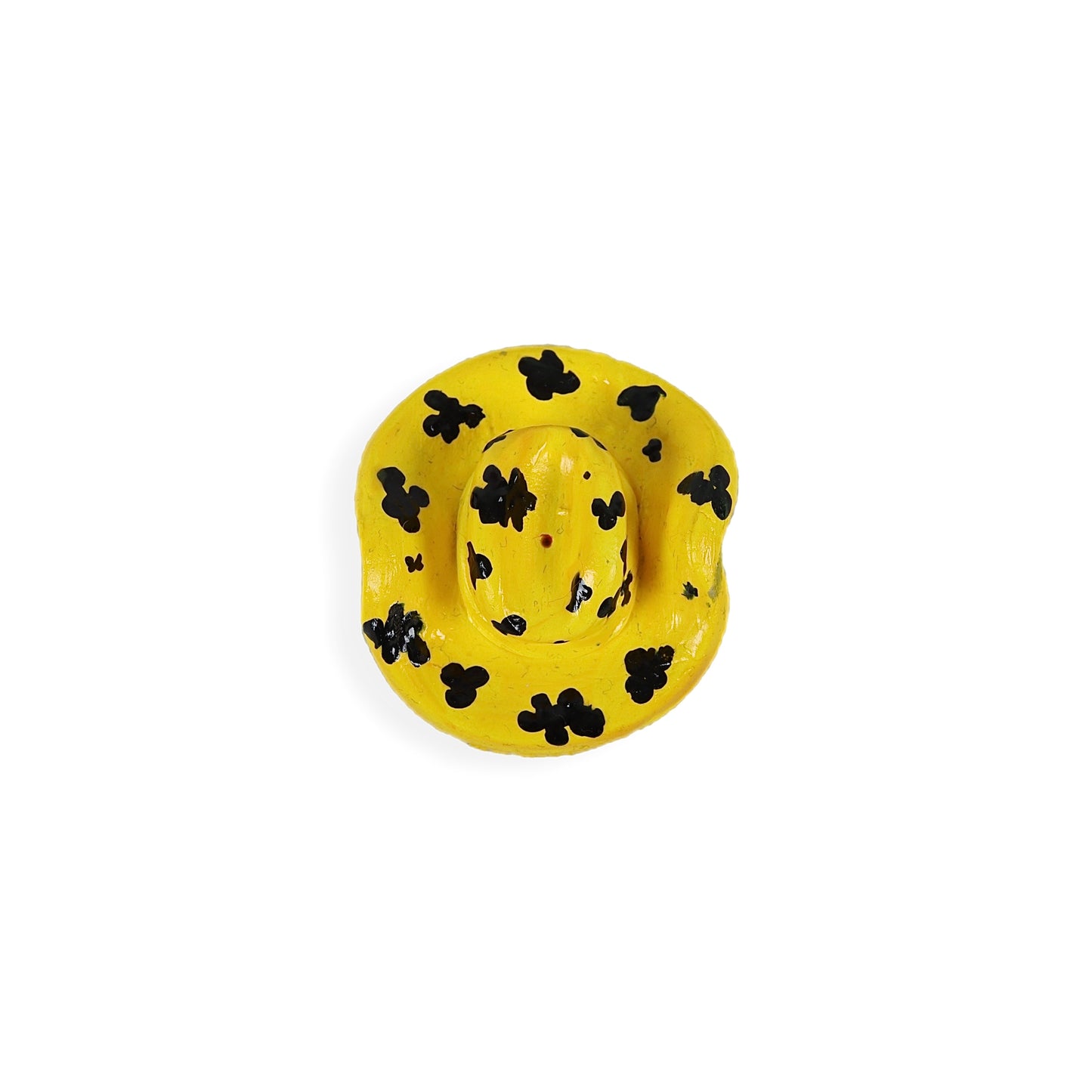 COWBOY YELLOW HAT INCENSE HOLDER