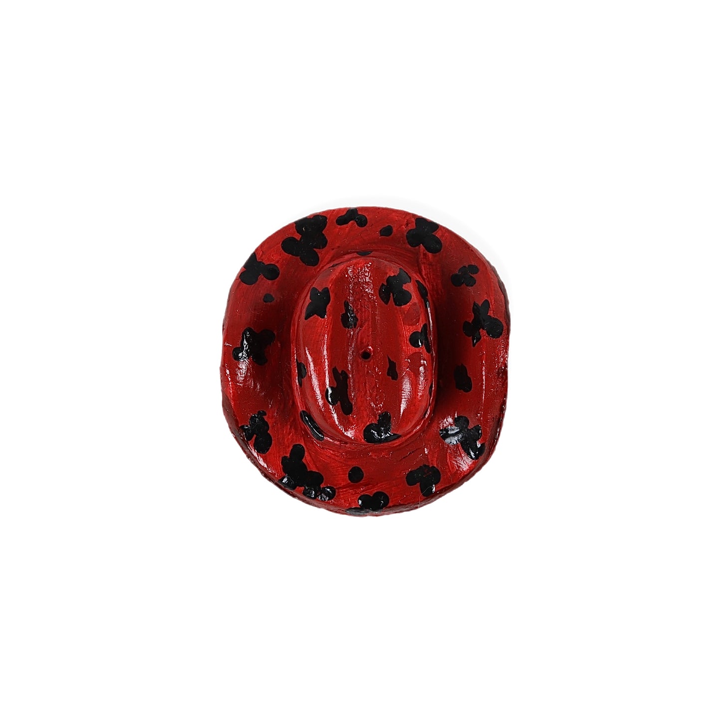 COWBOY RED HAT INCENSE HOLDER