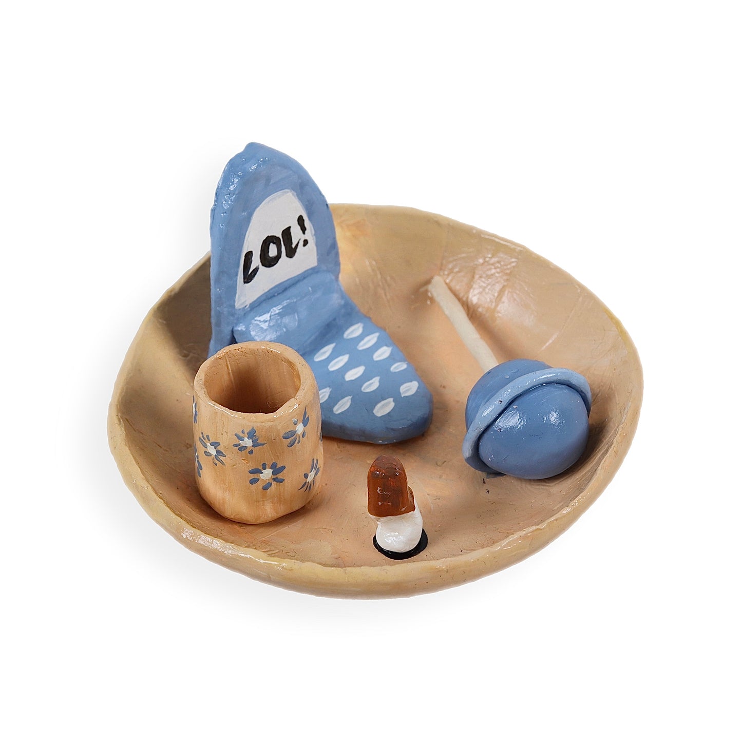 LOL-PHONE CANDLE HOLDER