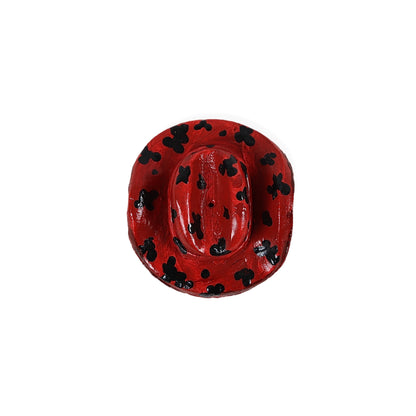 COWBOY RED HAT INCENSE HOLDER