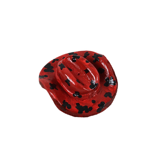 COWBOY RED HAT INCENSE HOLDER