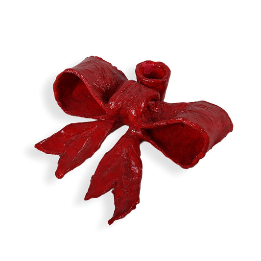 THE BOW CANDLE HOLDER