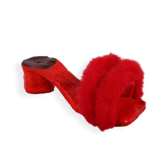 RED HAT FUR HEEL INCENSE HOLDER