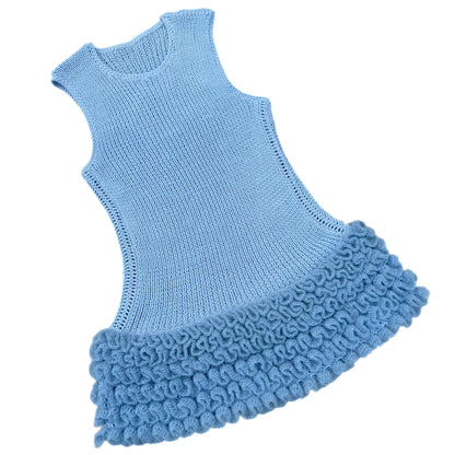 BABY BLUE RUFFLE DRESS