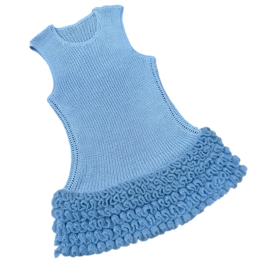 BABY BLUE RUFFLE DRESS